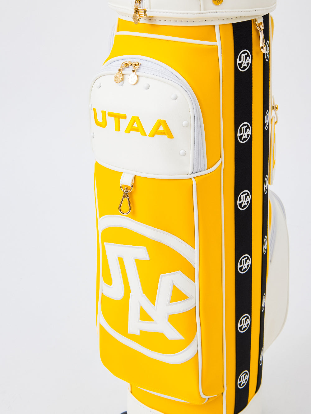 UTAA エンブレムCubicカラースタッドキャディバッグ イエロー : Women's