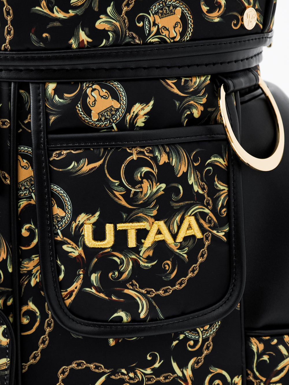 UTAA パンサーチェーンゴールデンバロックキャディバッグ : Women's