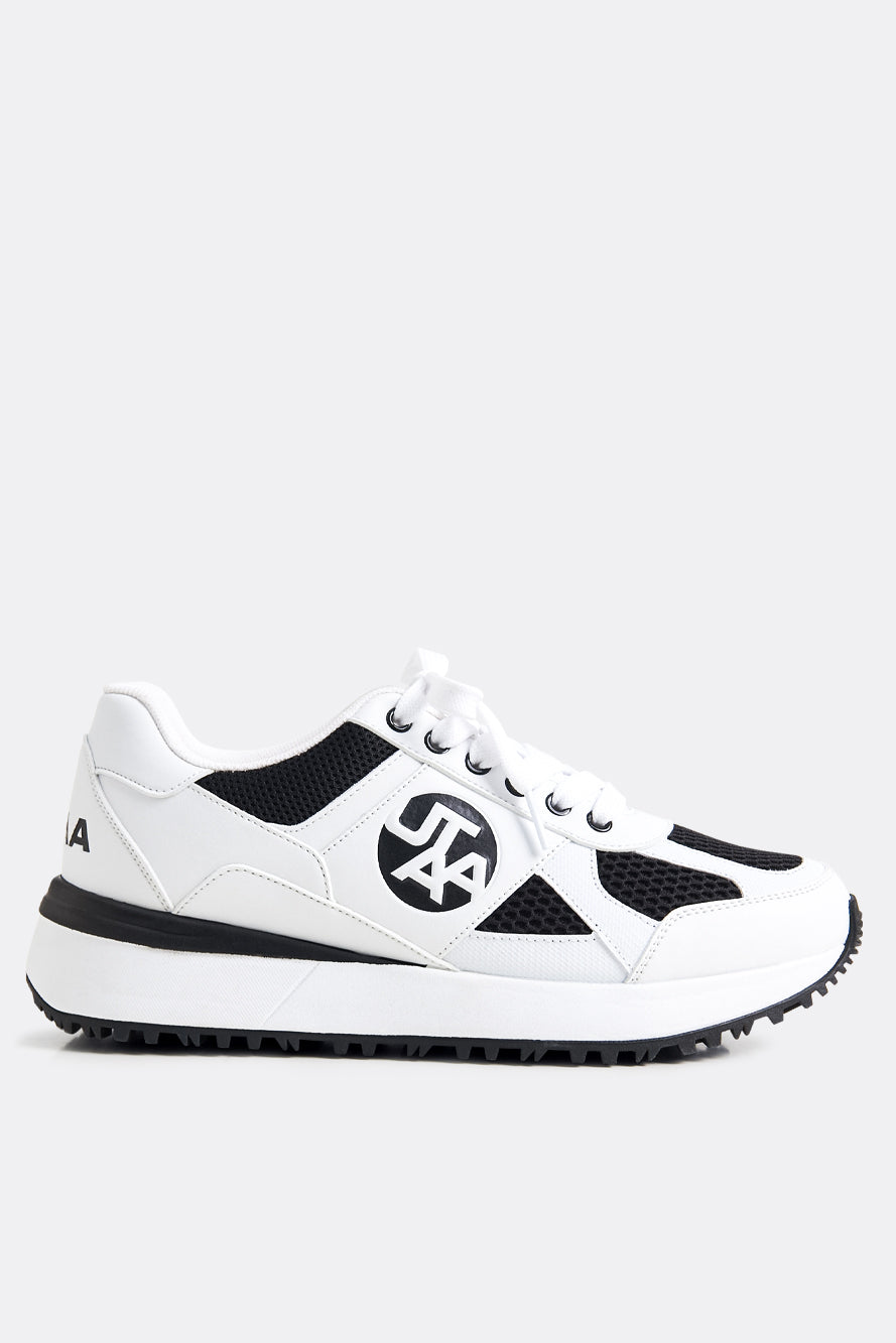 UTAA メッシュミックスプラットフォームスパイクレスゴルフシューズ ブラック : Women's