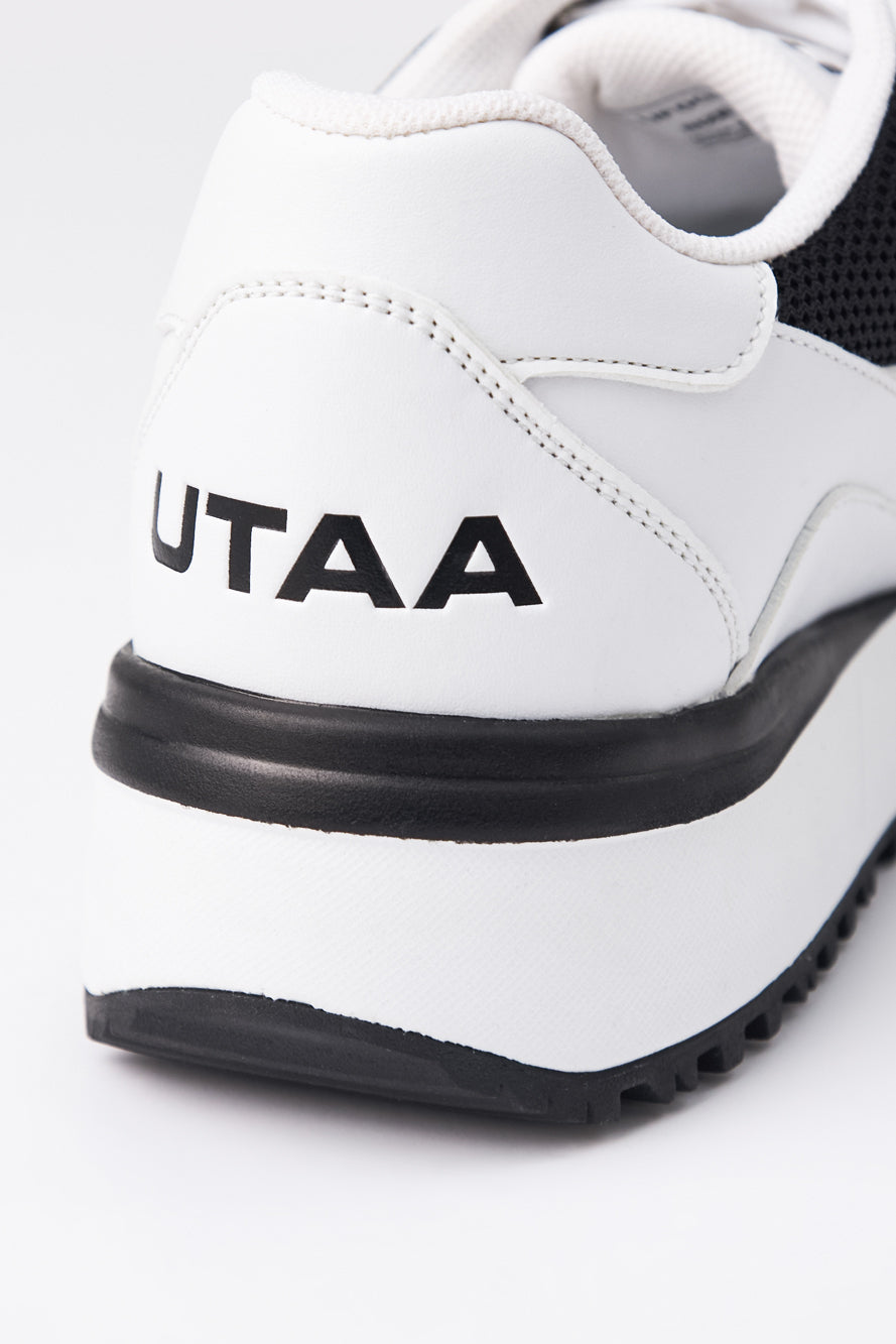 UTAA メッシュミックスプラットフォームスパイクレスゴルフシューズ : Men's BK 22