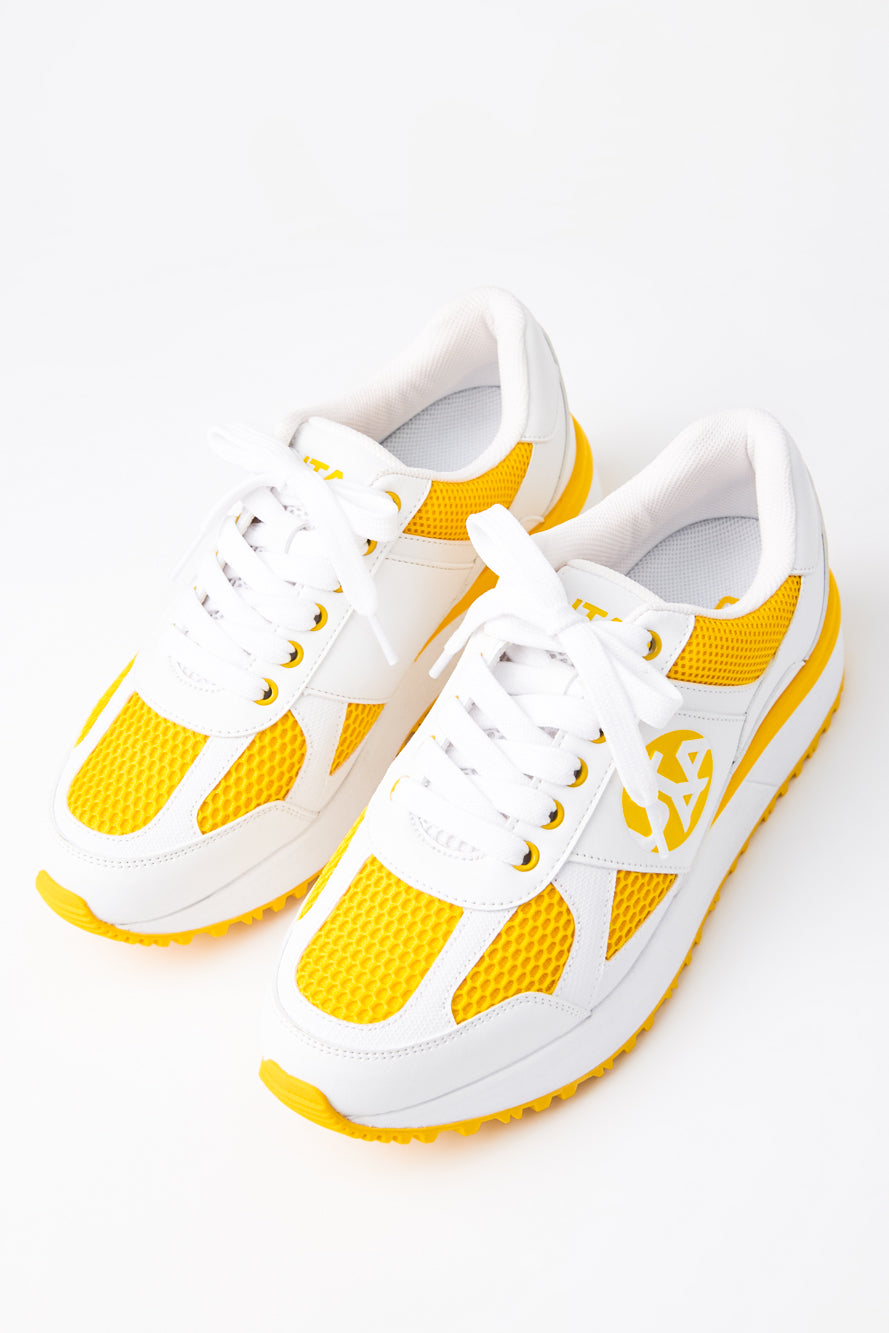 UTAA メッシュミックスプラットフォームスパイクレスゴルフシューズ : Men's YE 10