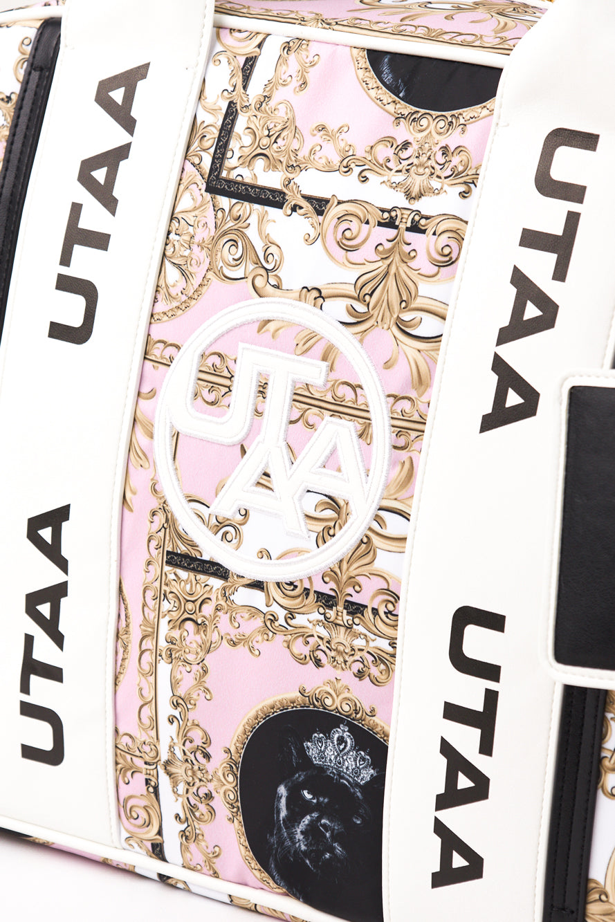 UTAA カラーシーズンバロックボストンバッグ ライトピンク : Women's