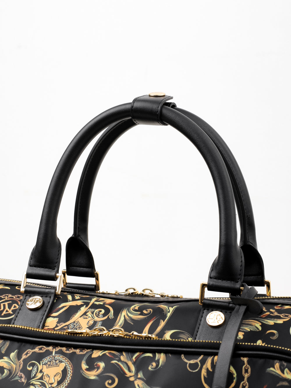 UTAA パンサーチェーンゴールデンバロックボストンバッグ : Women's