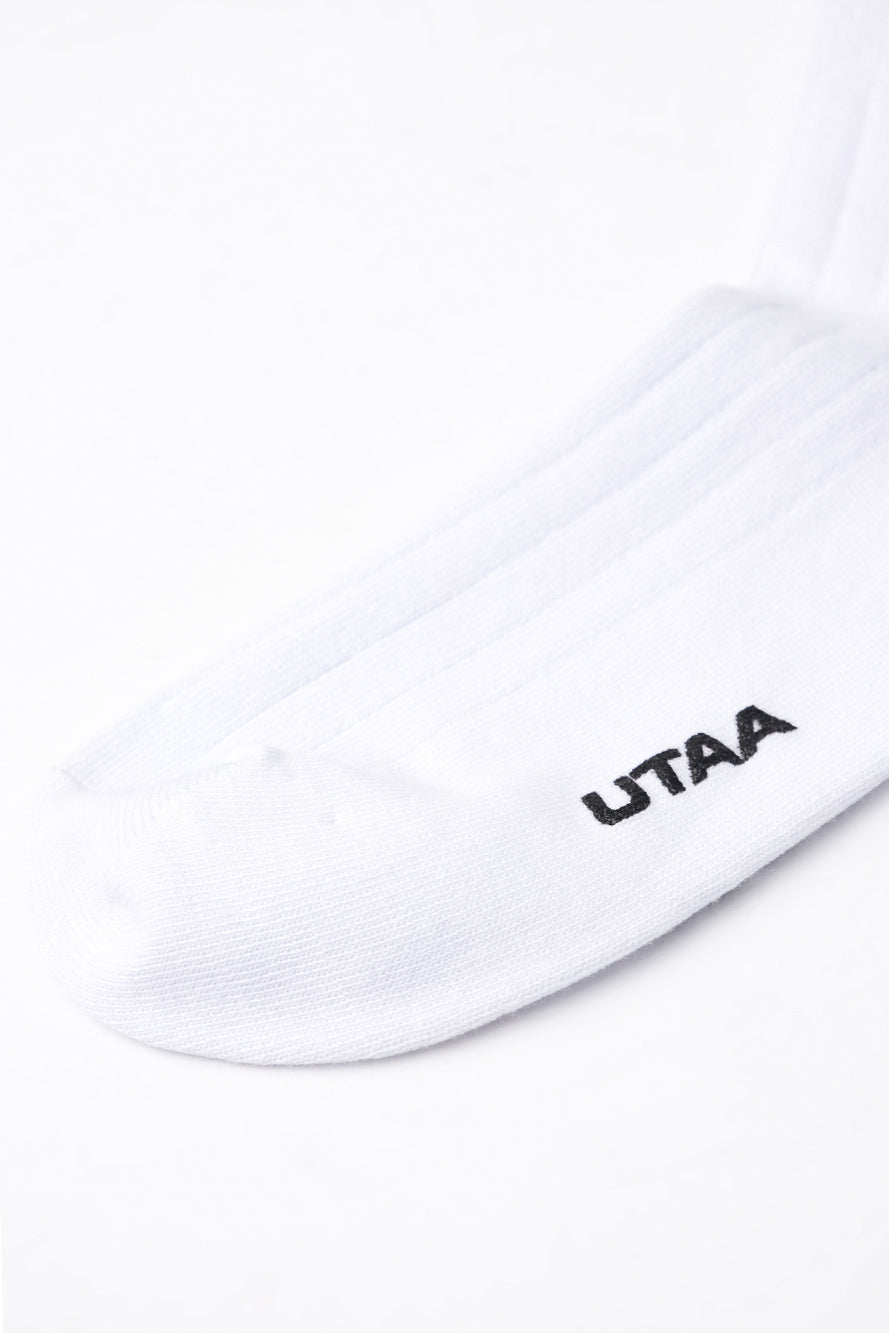 UTAA チャンプシンボルベーシックソックス ホワイト