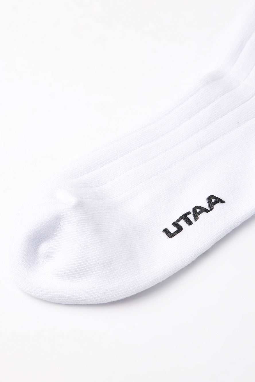UTAA チャンプシンボルニーソックス ホワイト