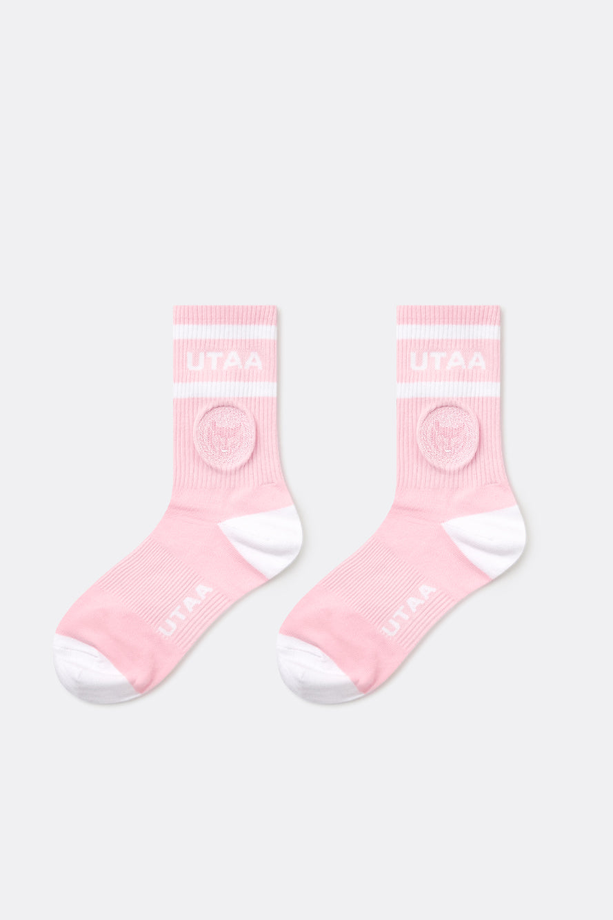 UTAA リングパンサーラインカラーソックス ライトピンク