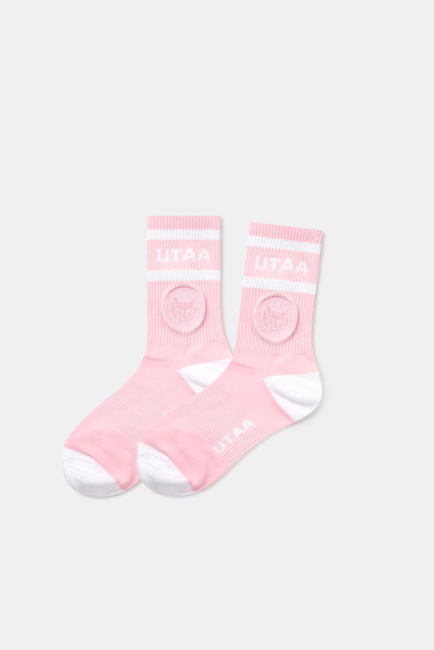 UTAA リングパンサーラインカラーソックス ライトピンク