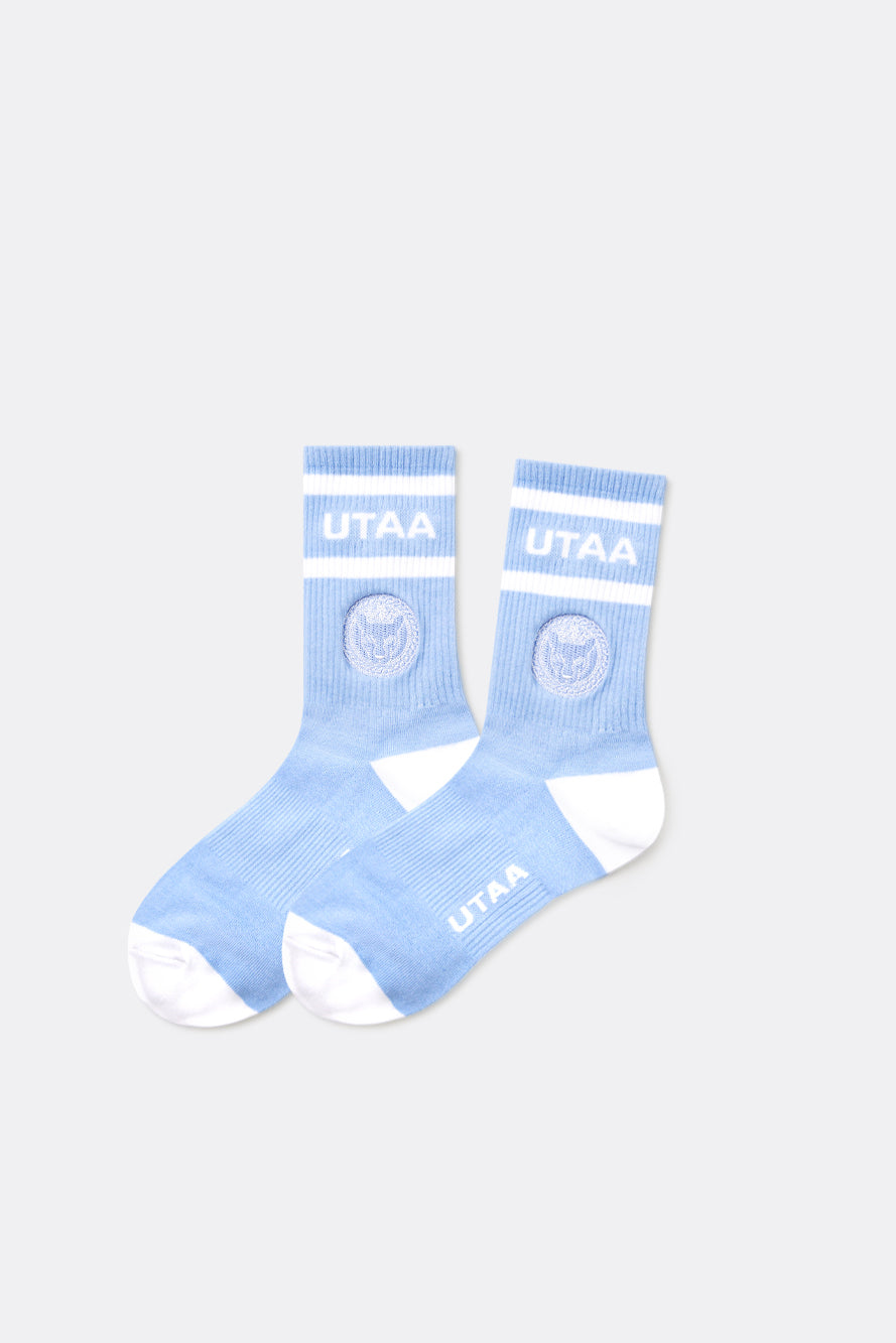 UTAA リングパンサーラインカラーソックス スカイブルー