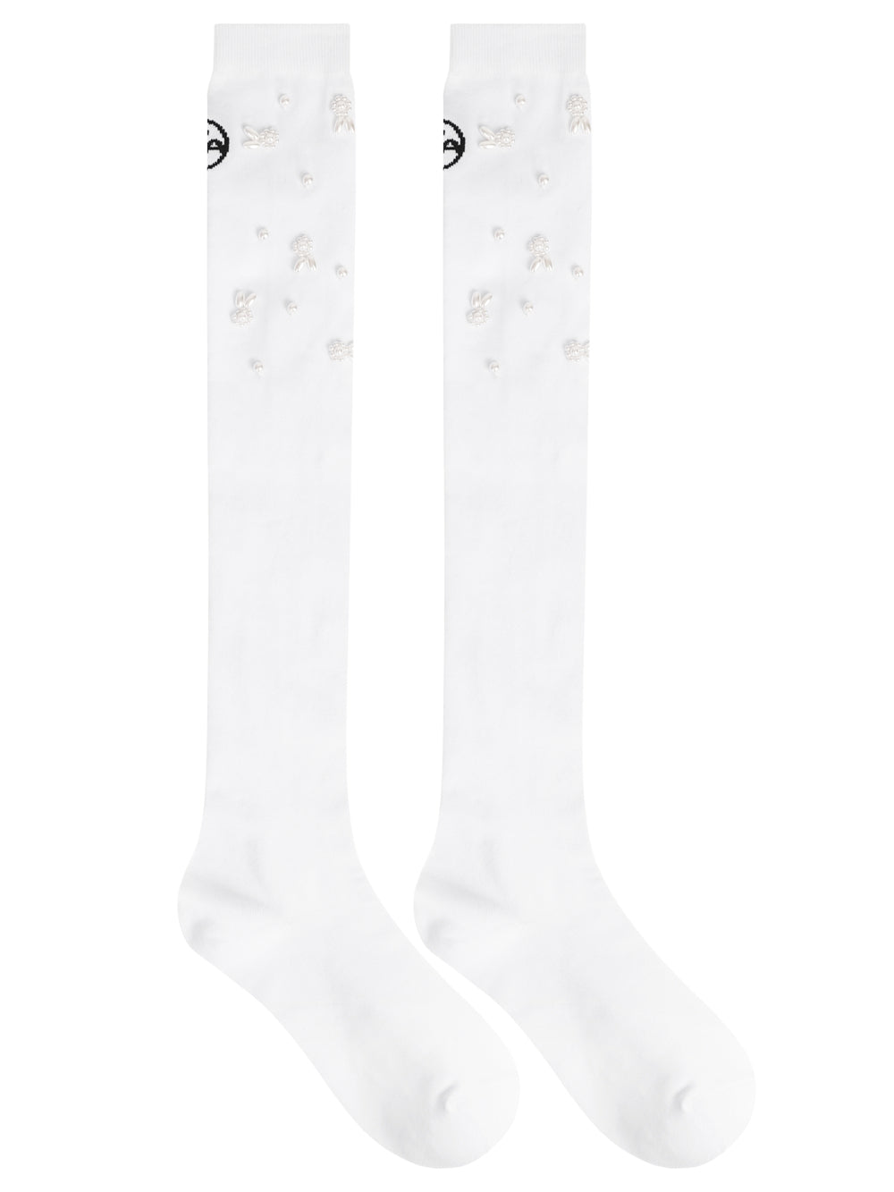 UTAA RabbitパールGlintKneeソックス ホワイト : Women's