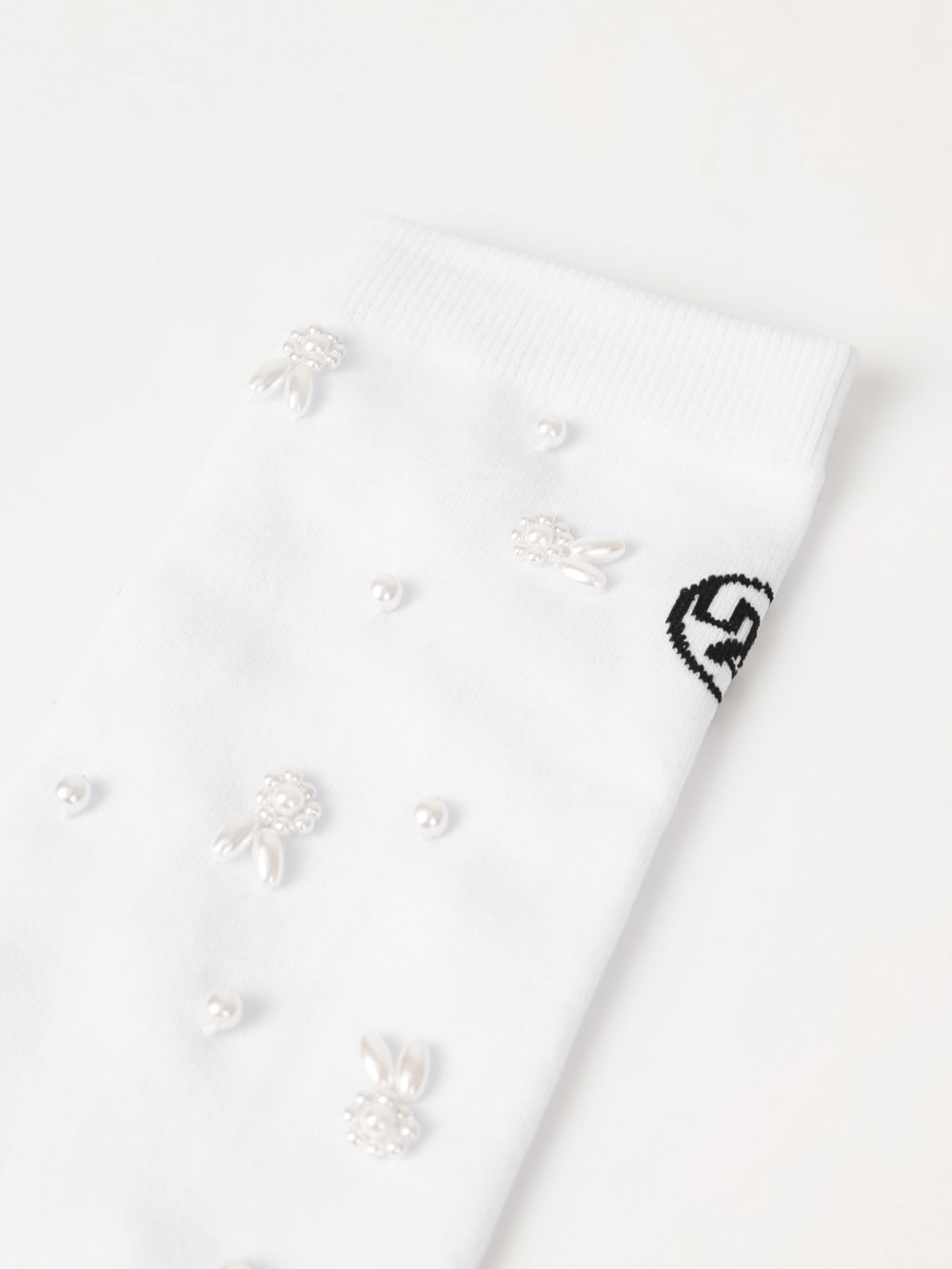 UTAA RabbitパールGlintKneeソックス ホワイト : Women's