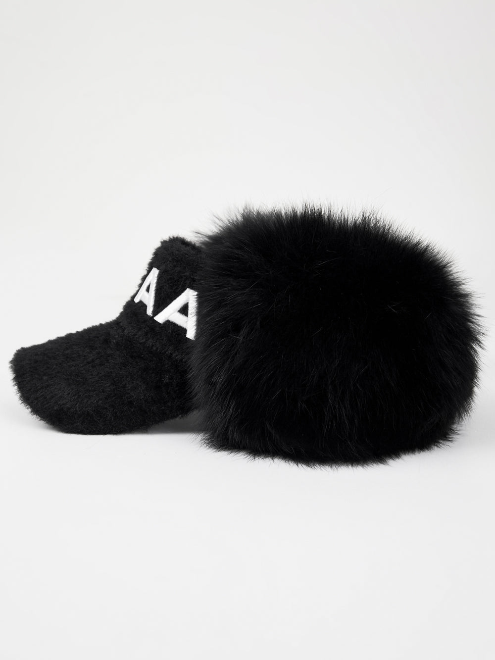 UTAA モノロゴFoxファーバイザー ブラック : Women's
