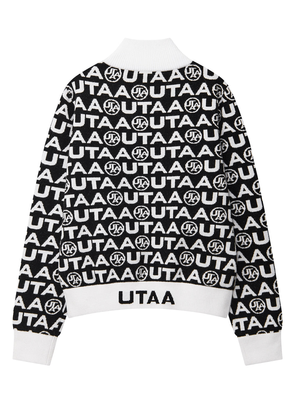 UTAA TypoブロックニットZip-upジャンパー : Women's