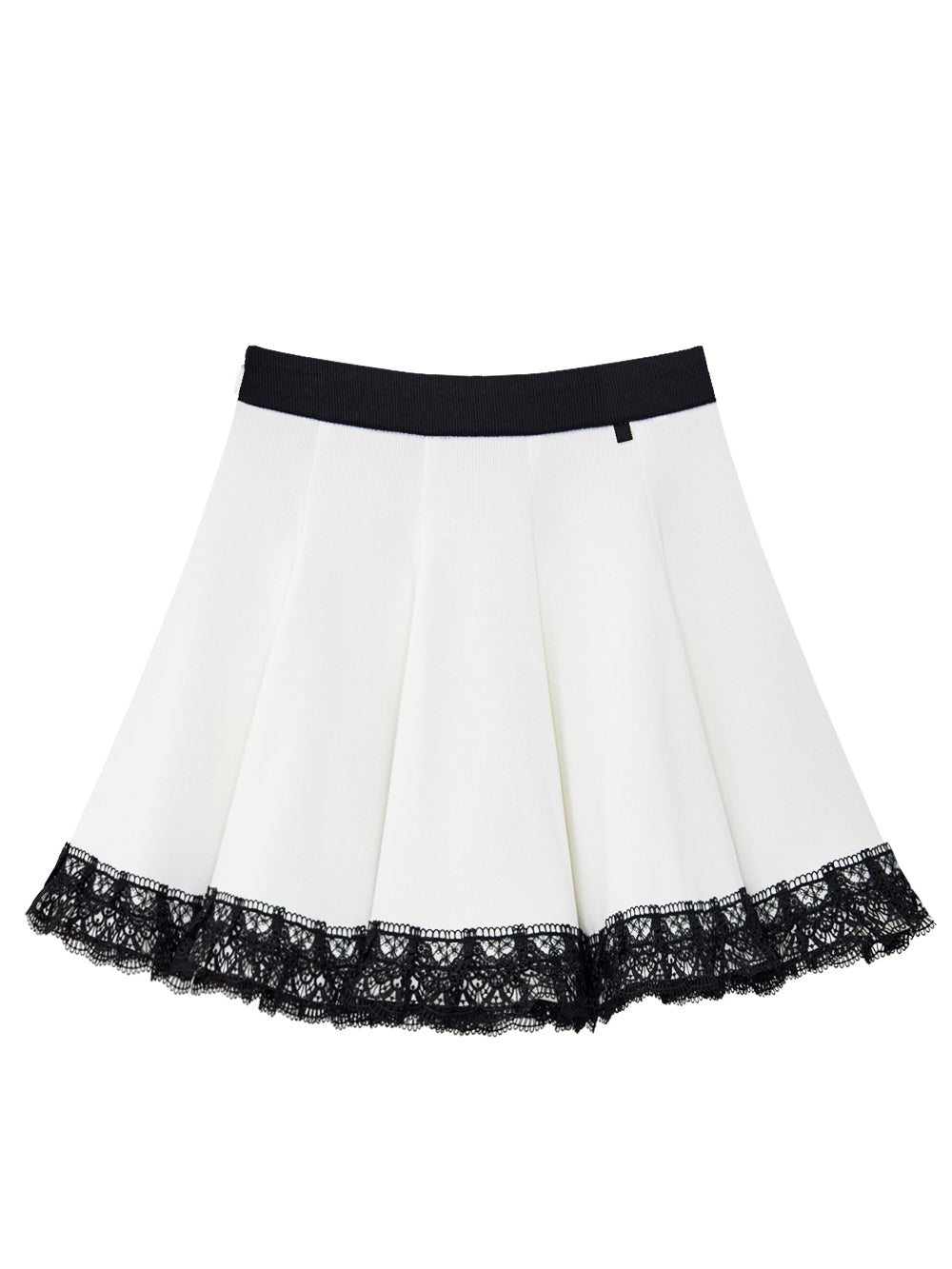 リリー パンチング レース シンボル フレア スカート