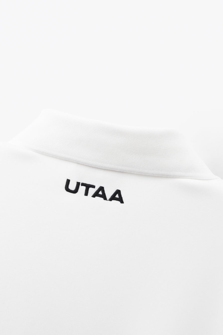 UTAA LaurelシンボルエンブレムPKスリーブ ホワイト : Women's
