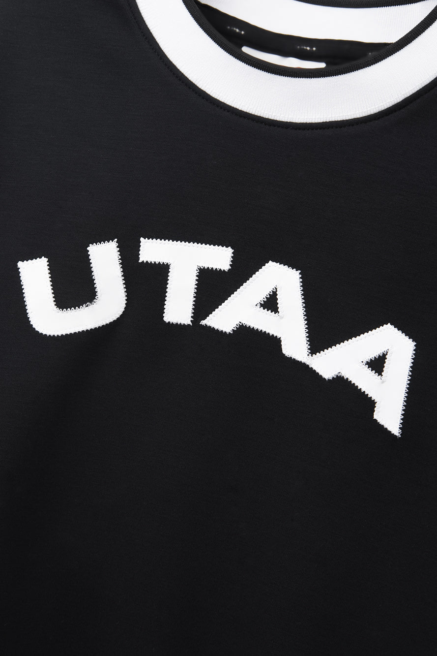 UTAA StitchロゴソリッドMTM ブラック : Women's