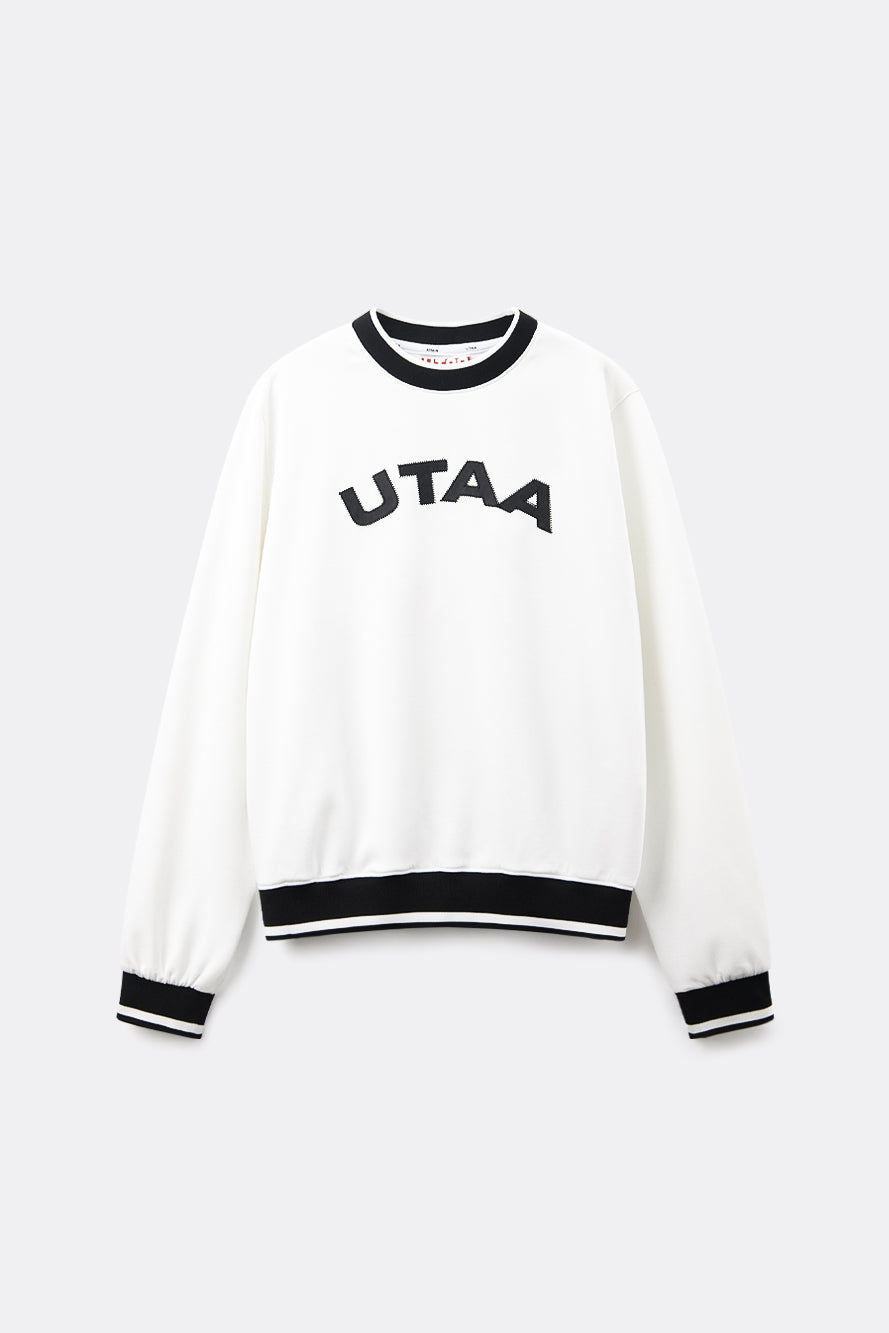 UTAA StitchロゴソリッドMTM ホワイト : Women's