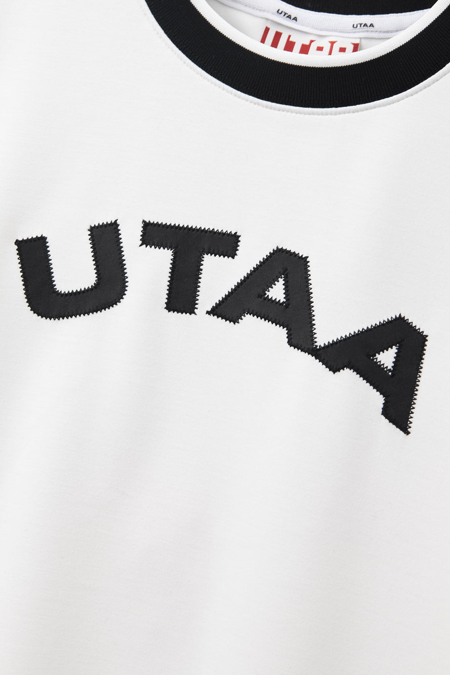 UTAA StitchロゴソリッドMTM ホワイト : Women's