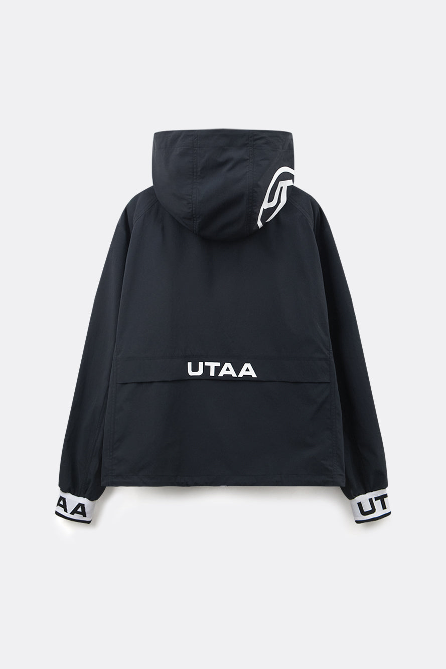 UTAA ヘイズツーウェイウィンドブレーカージャンパー ブラック : Women's