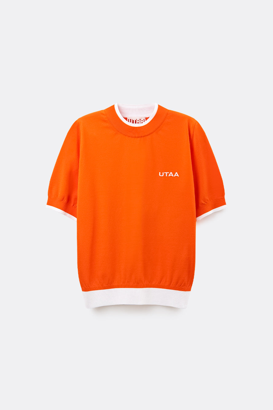 UTAA エッセンシャル レイヤード クルーネックニット:レディース