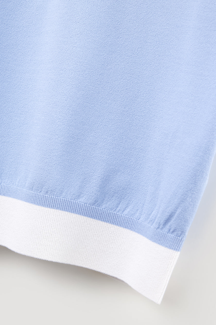 UTAA EssentiallayeredCrewneckニット スカイブルー : Women's