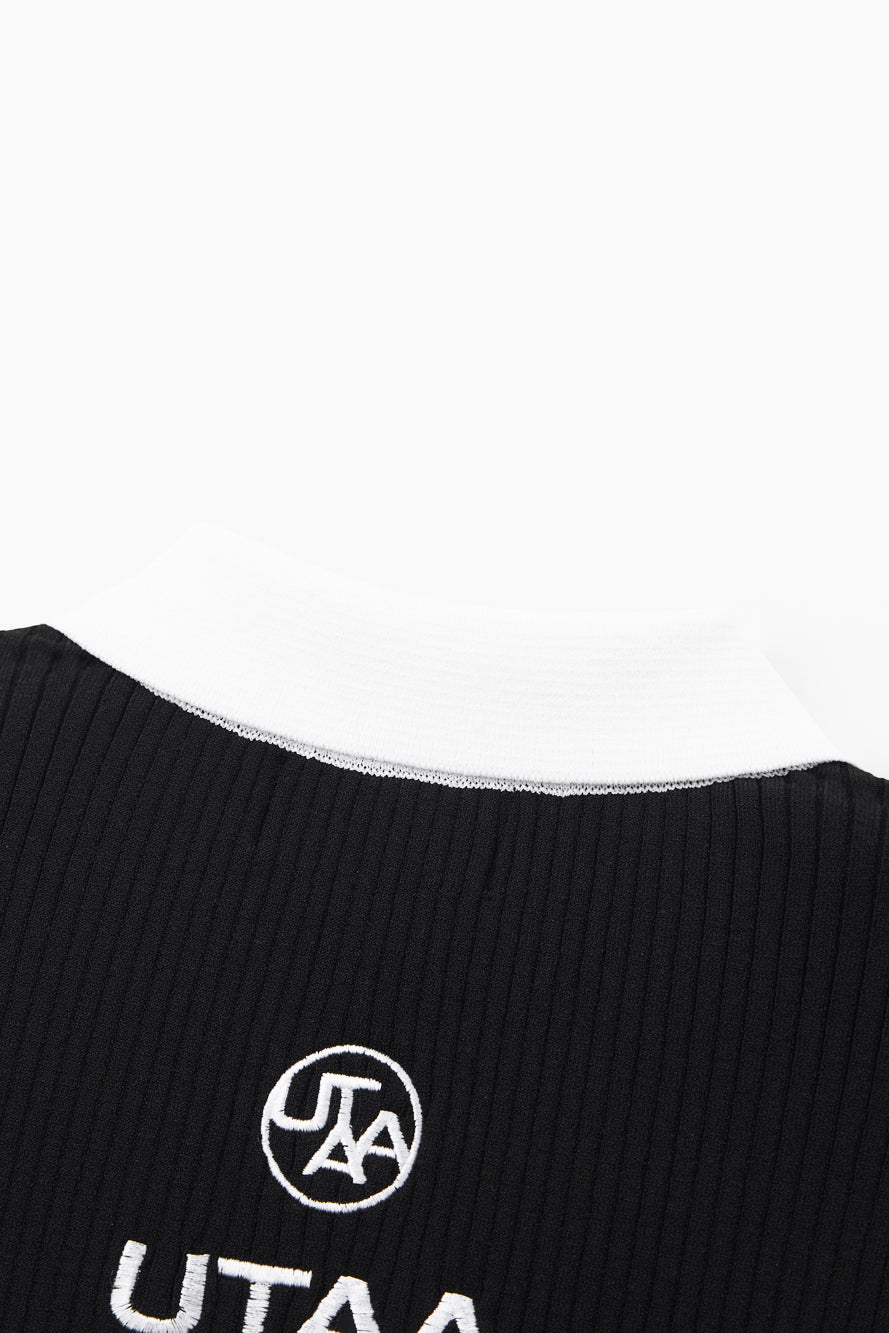UTAA LaneストライプニットPKシャツ : Women's