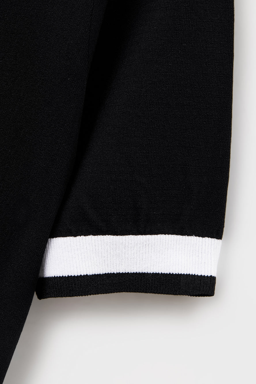 UTAA カラーブロックボタンPKニット : Women's