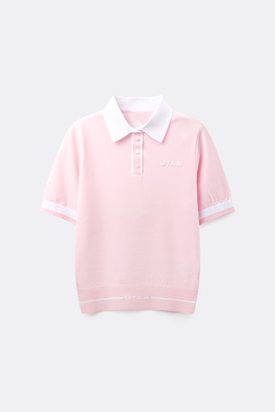 UTAA カラーブロックボタンPKニット : Women's