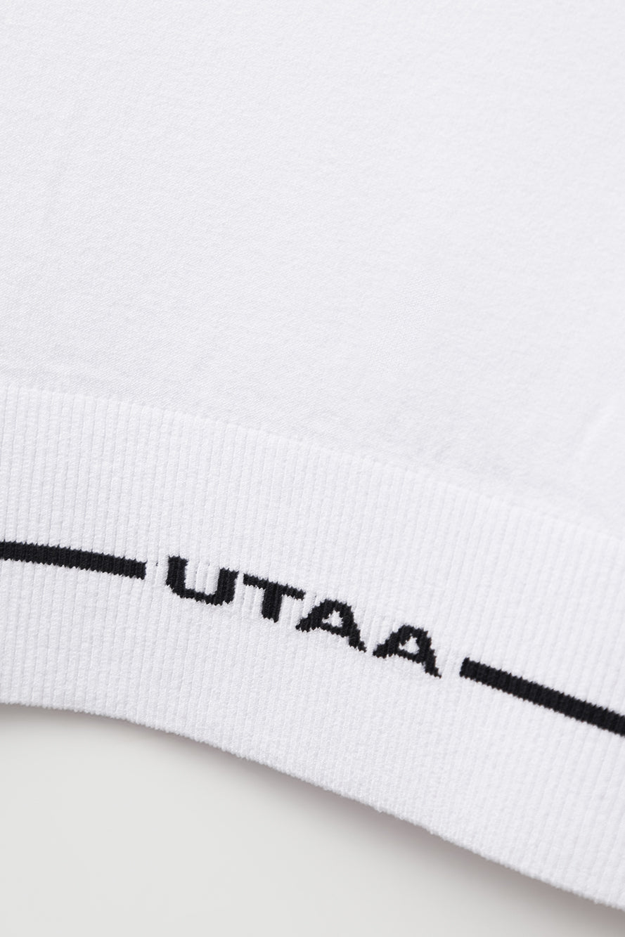 UTAA カラーブロックボタンPKニット : Women's