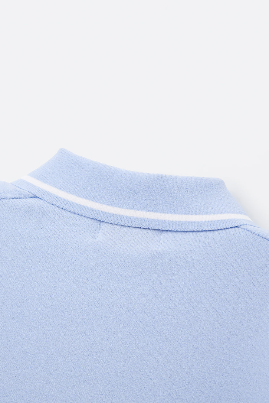 UTAA AquorカラーラインPKニット スカイブルー : Women's