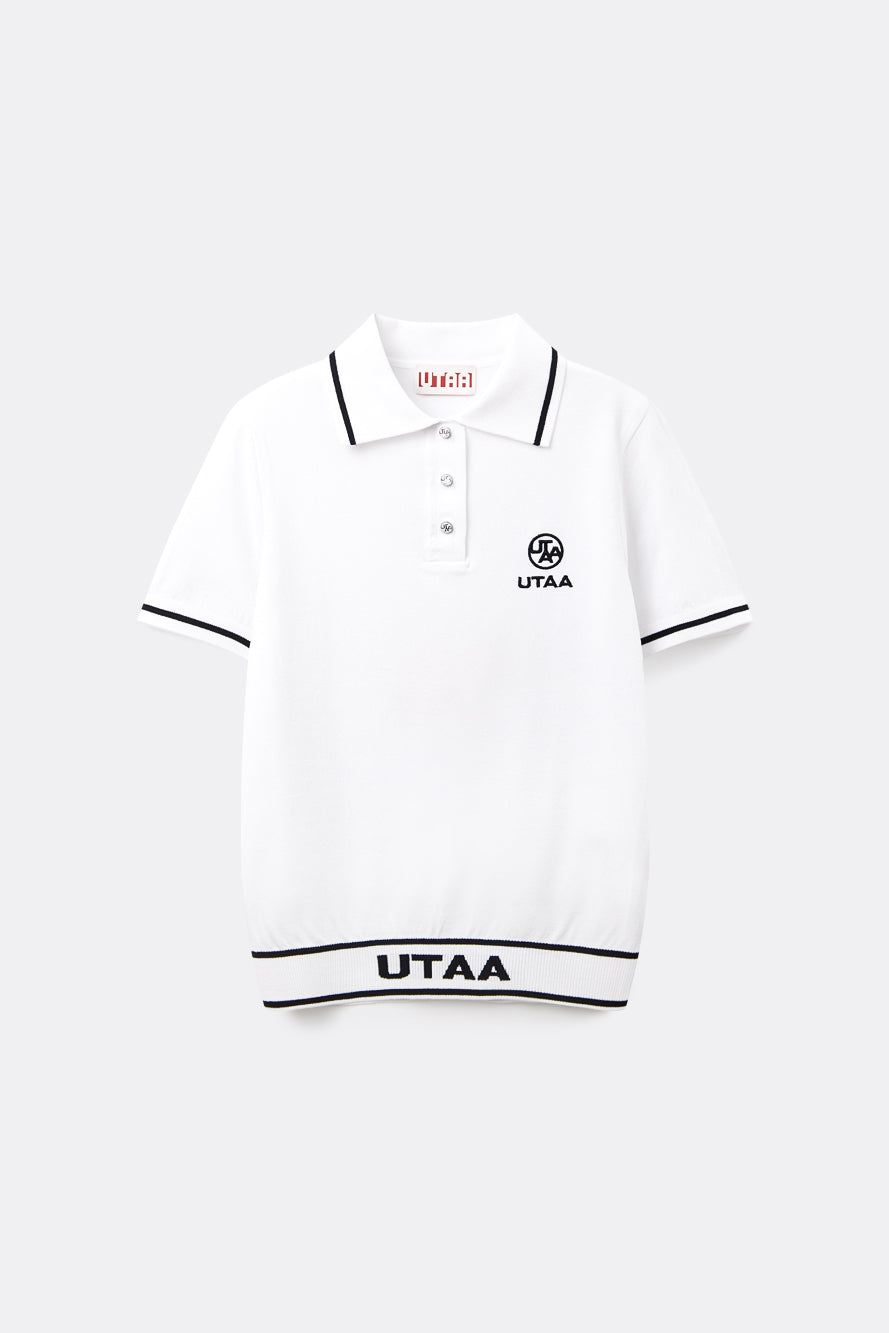 UTAA AquorカラーラインPKニット ホワイト : Women's