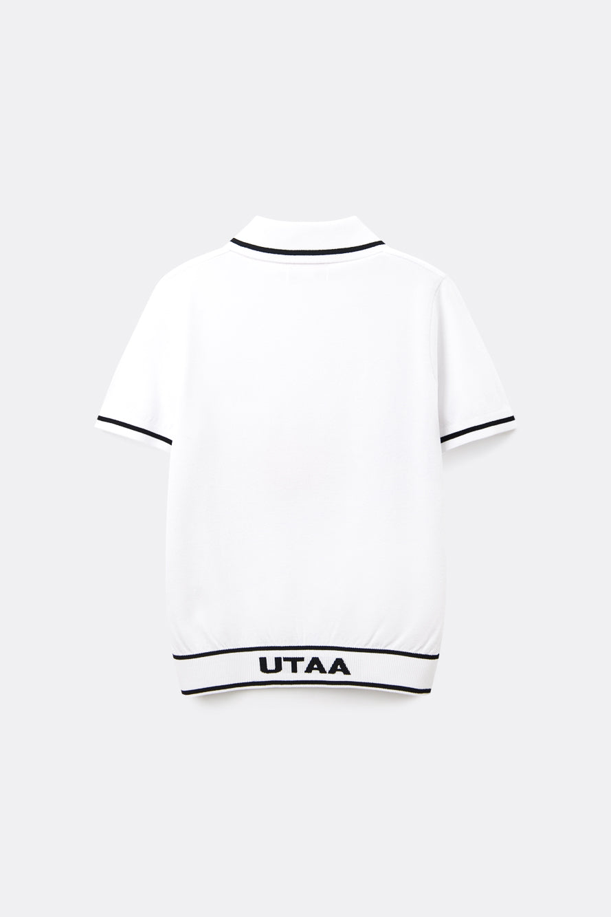 UTAA AquorカラーラインPKニット ホワイト : Women's