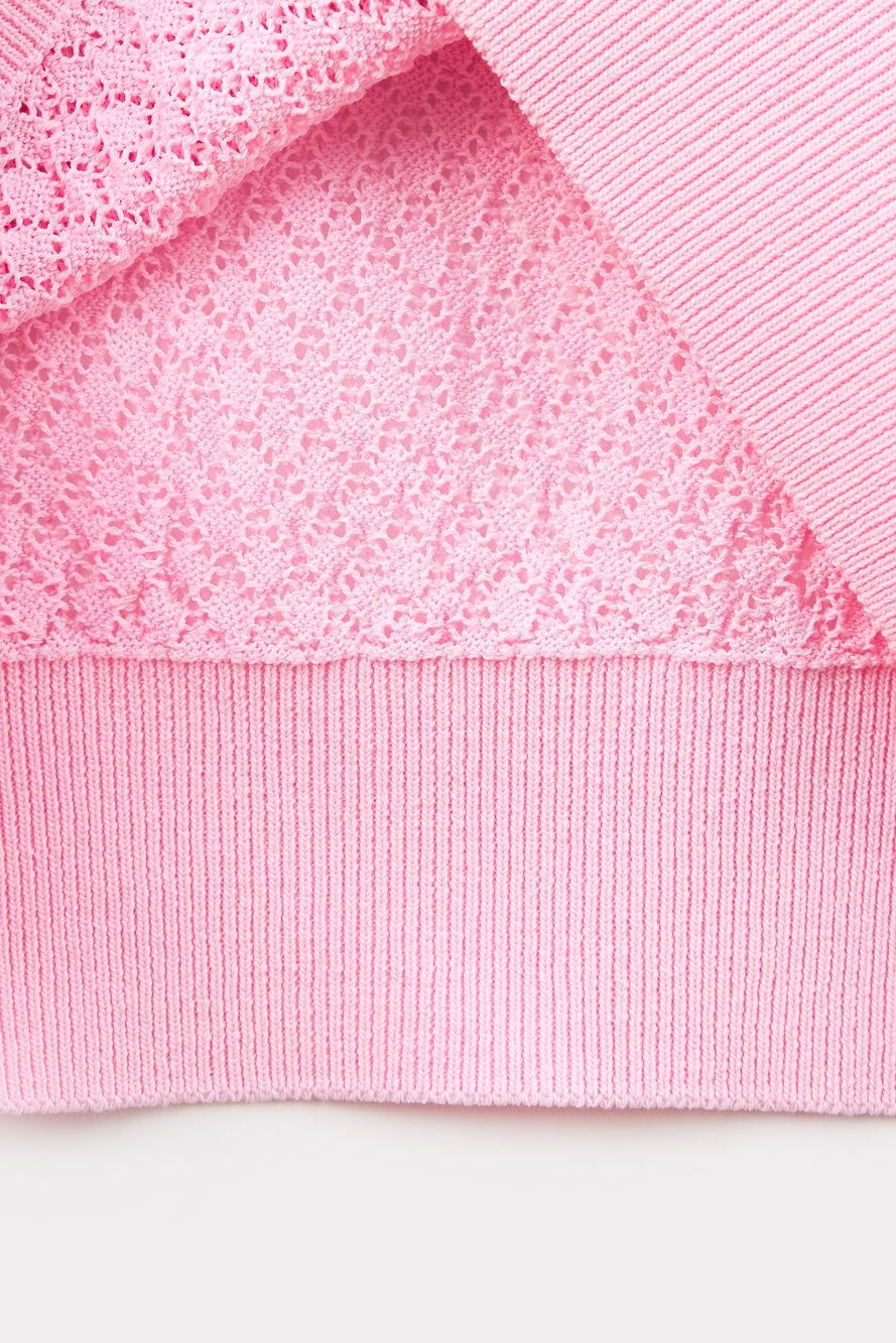 UTAA Paletteクロシェパンチングニット : Women's