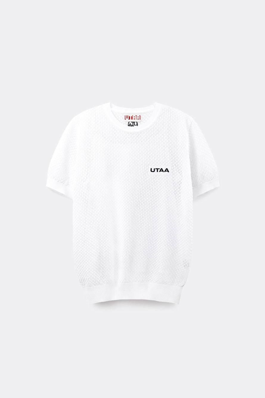 UTAA Paletteクロシェパンチングニット : Women's