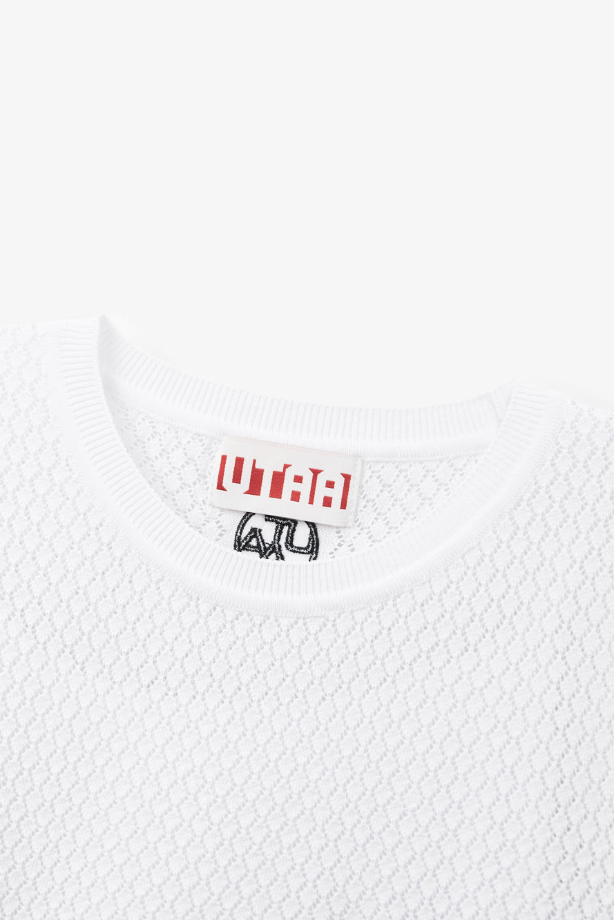 UTAA Paletteクロシェパンチングニット : Women's