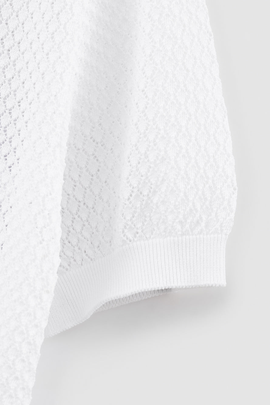 UTAA Paletteクロシェパンチングニット : Women's