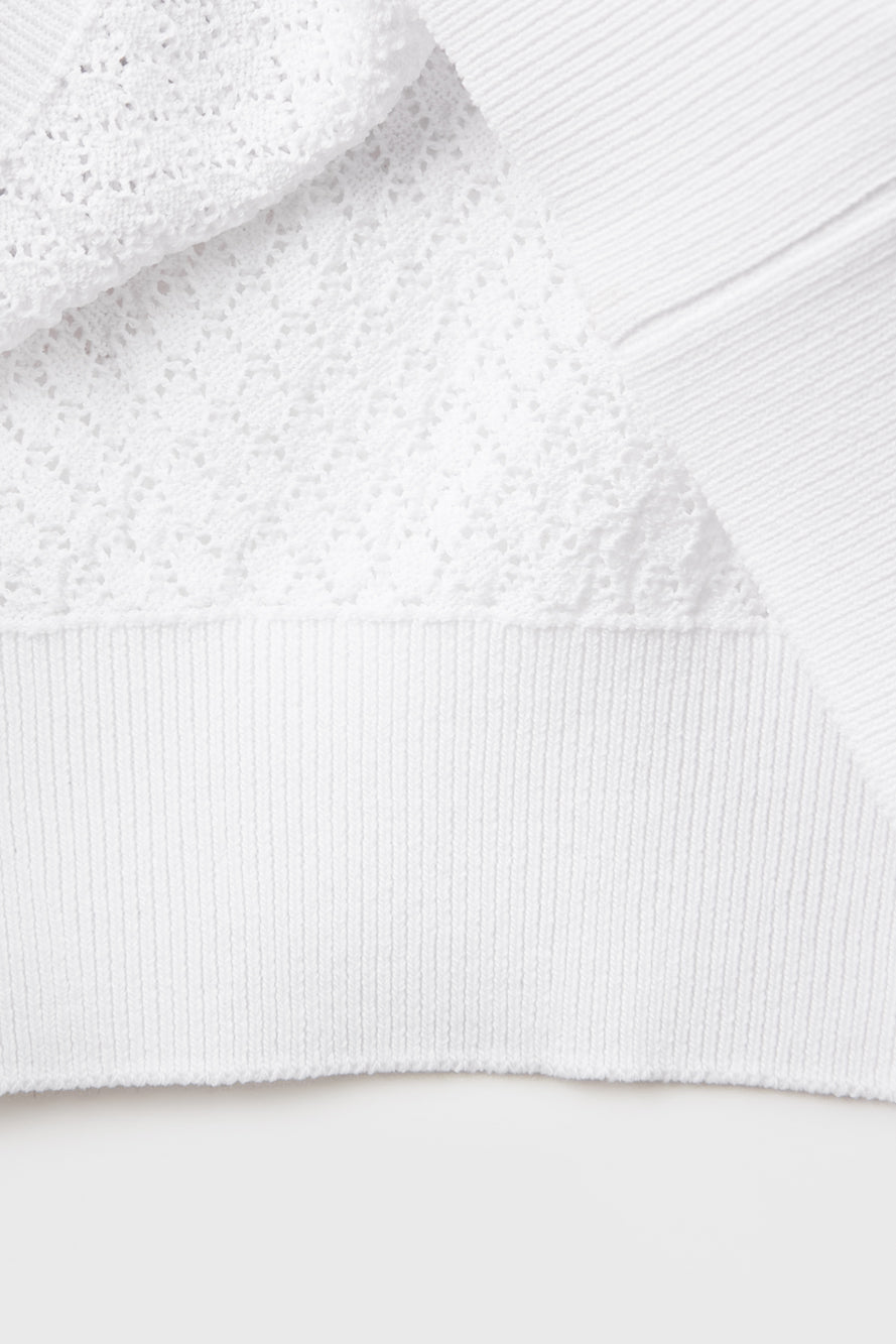 UTAA Paletteクロシェパンチングニット : Women's