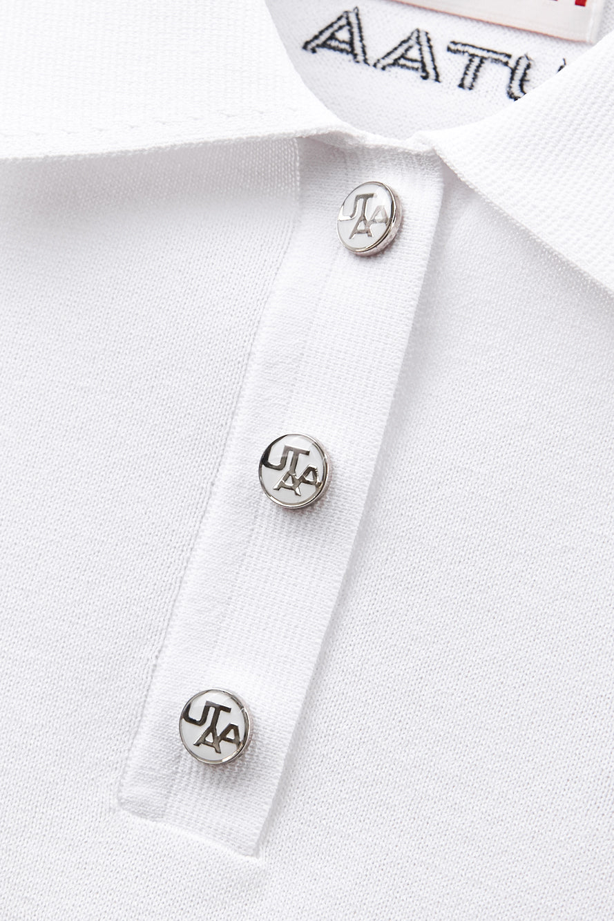 UTAA LaurelシンボルエンブレムPKスリーブレスニット ホワイト : Women's