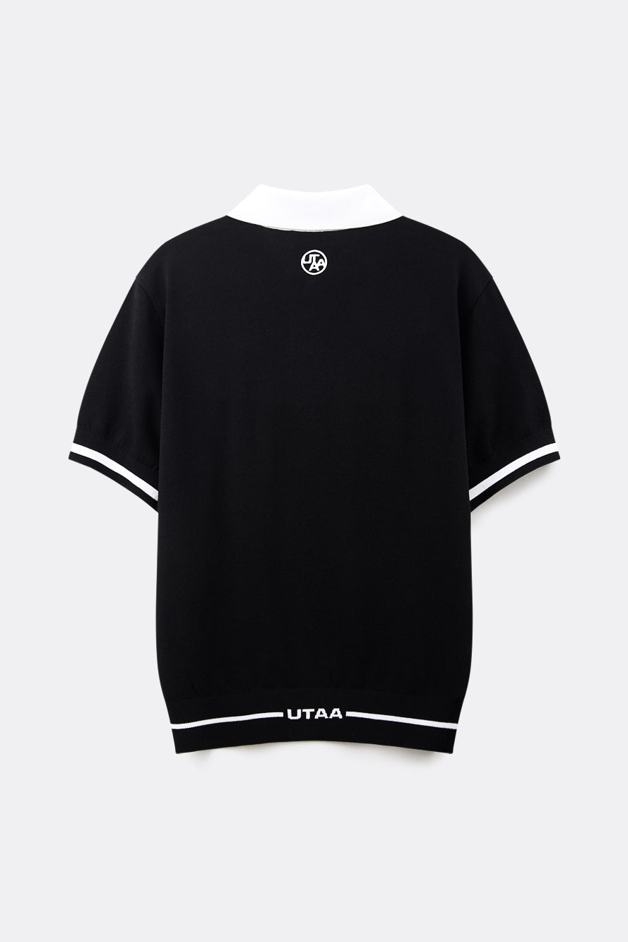 UTAA モノブロックボタンPKニット : men's