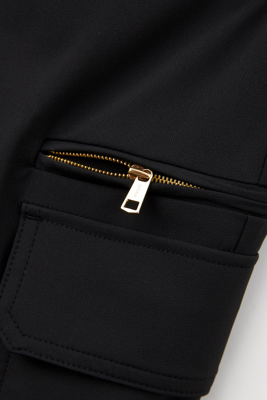 UTAA クレストゴールデンエンブレムポケットパンツ ブラック : Women's