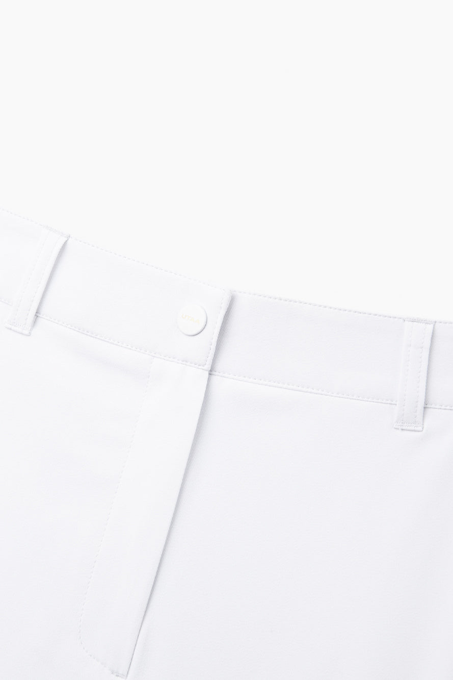 UTAA クレストゴールデンエンブレムポケットパンツ ホワイト : Women's