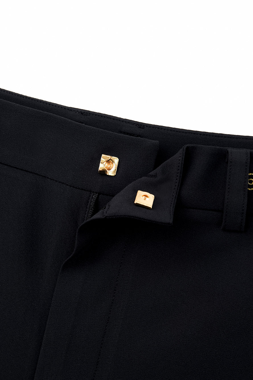 UTAA クレストゴールデンパンサーScudoラインパンツ ブラック : Men's