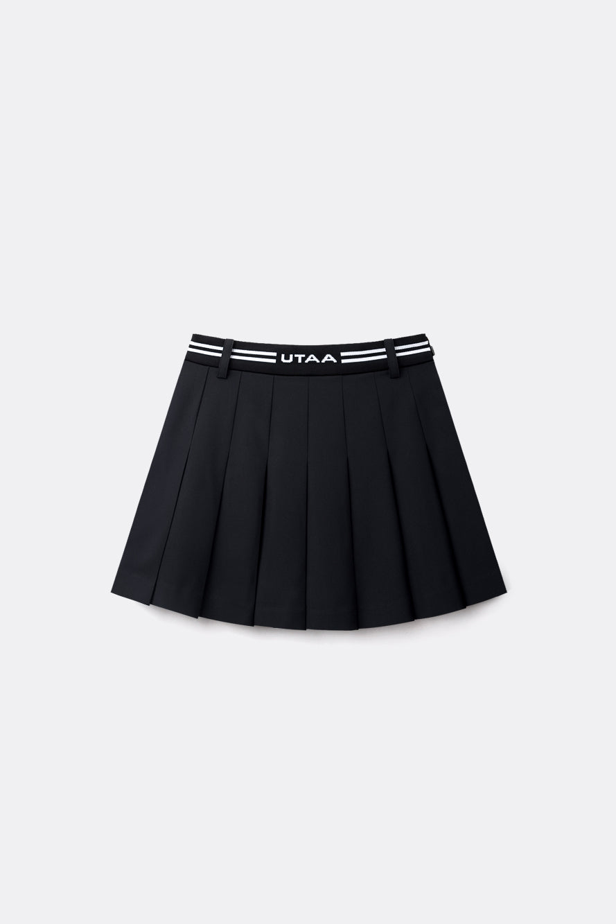 UTAA コンターラインバンディングプリーツスカート : Women's