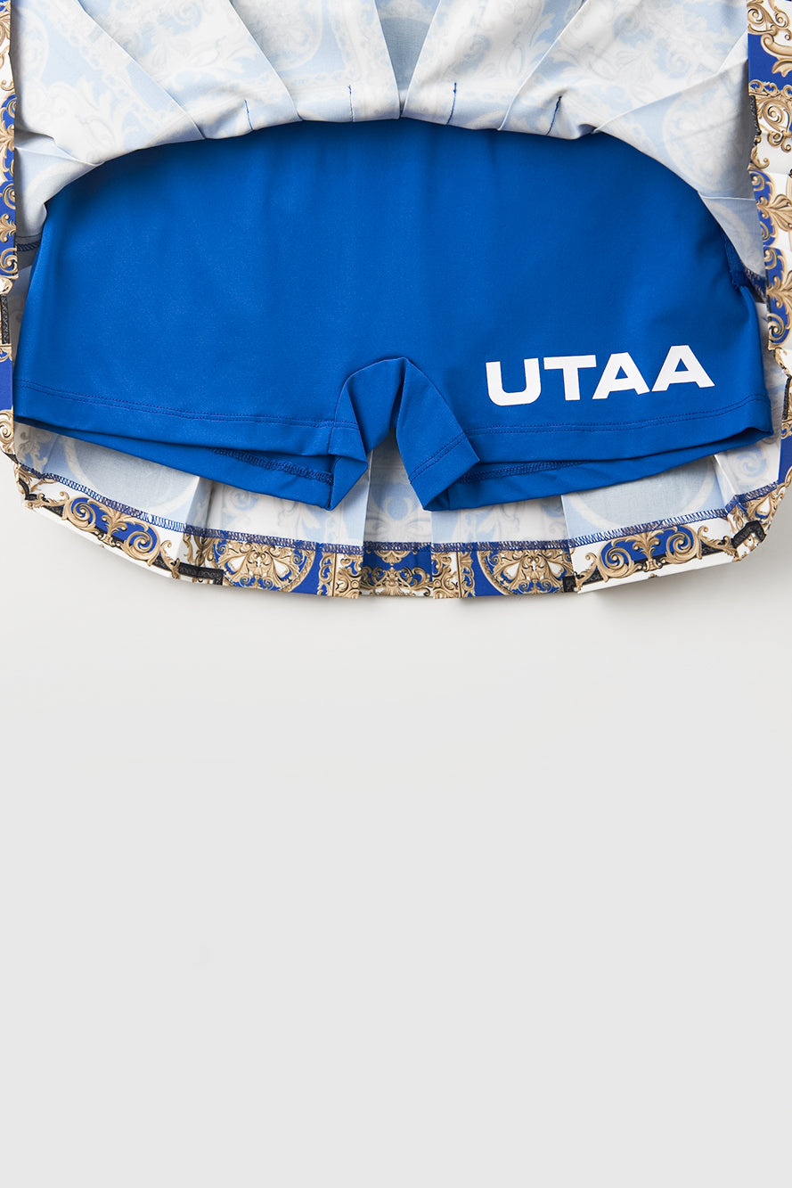 UTAA カラーシーズンバロックショートプリーツスカート : Women's