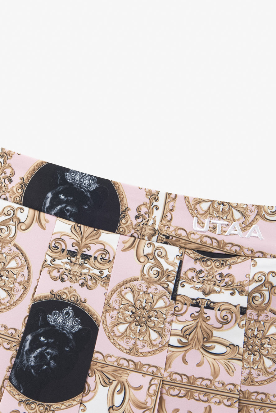 UTAA カラーシーズンバロックショートプリーツスカート : Women's