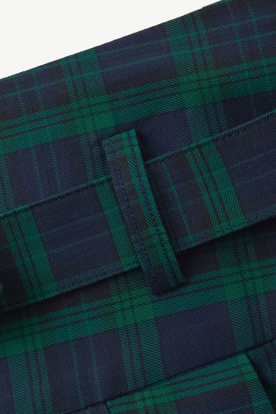 UTAA VarsityClassicalチェックプリーツスカート ネイビー : Women's
