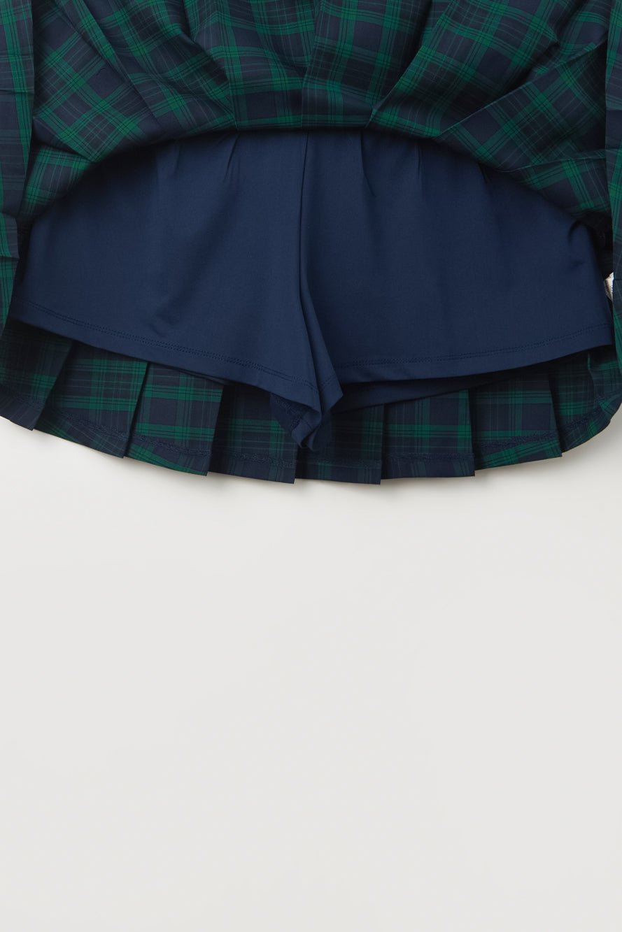UTAA VarsityClassicalチェックプリーツスカート ネイビー : Women's