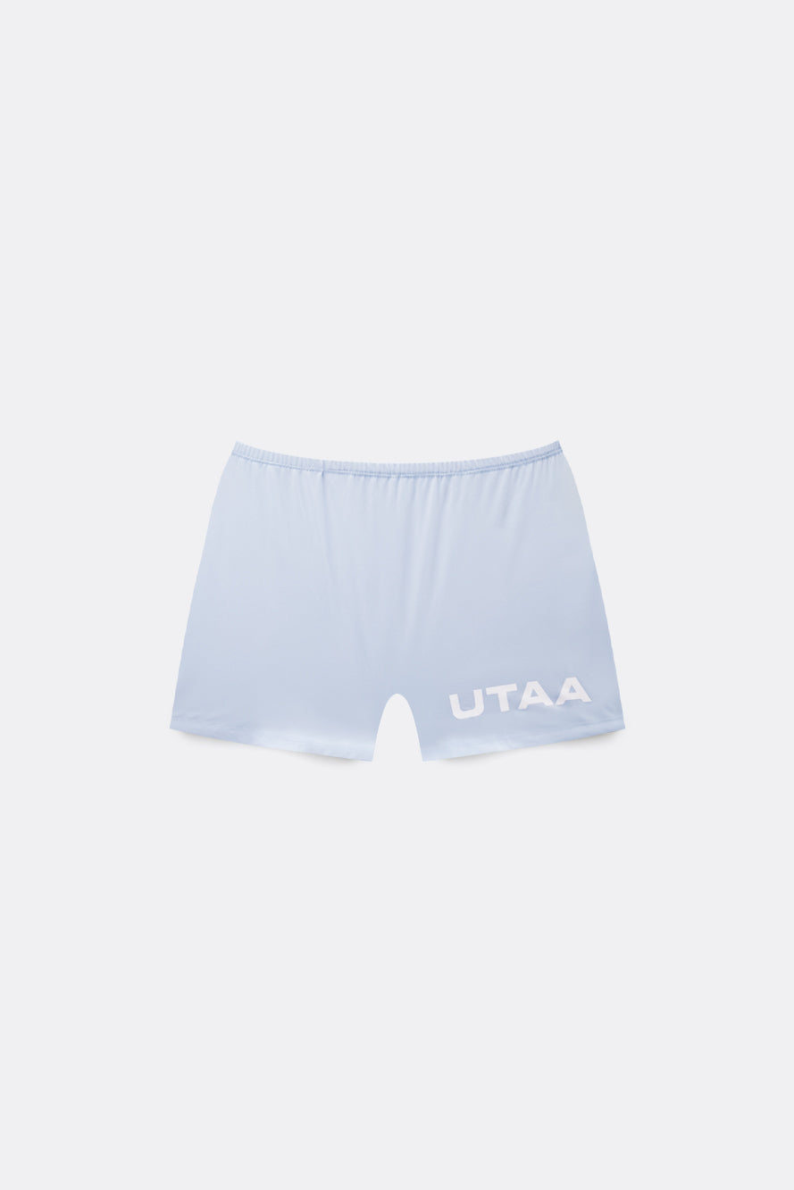 UTAA Candy-coloredTapeプリーツスカート スカイブルー : Women's