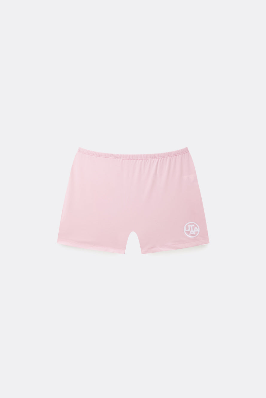UTAA Laurelシンボルエンブレムカラープリーツスカート ライトピンク : Women's