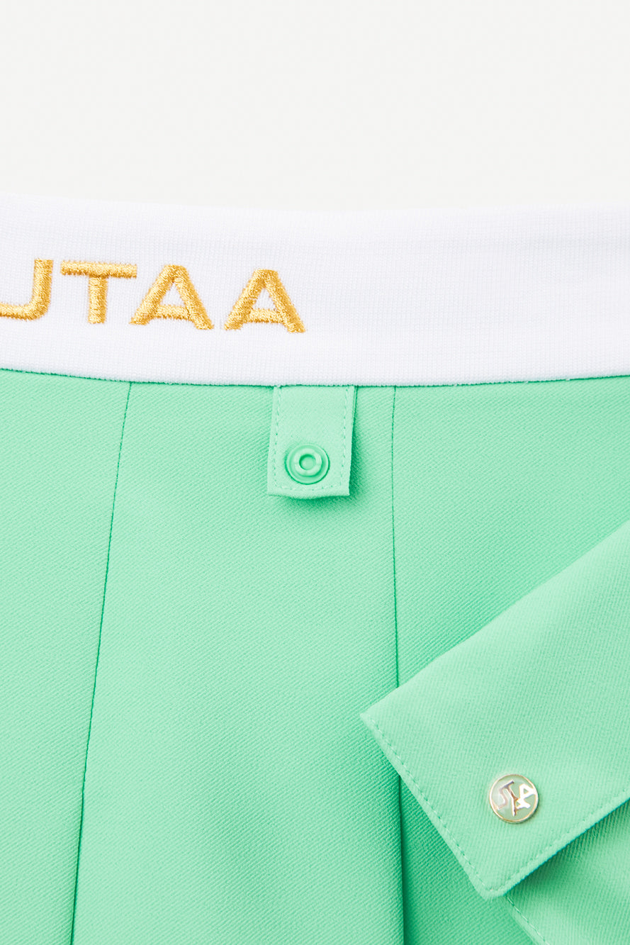 UTAA PrismゴールデンPanterOutPocketプリーツスカート : Women's LG 11
