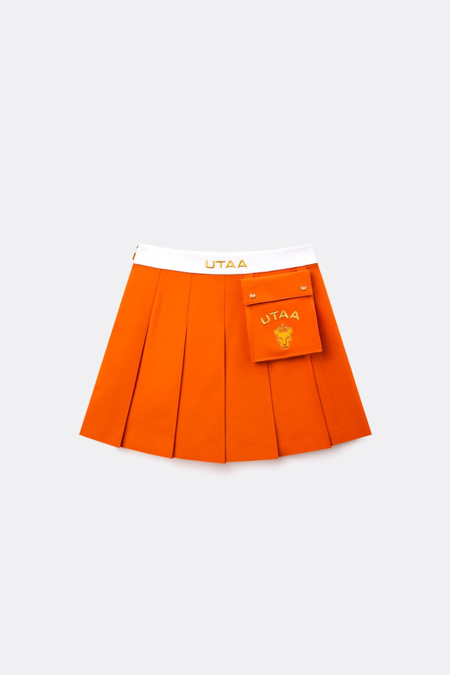 UTAA PrismゴールデンPanterOutPocketプリーツスカート : Women's